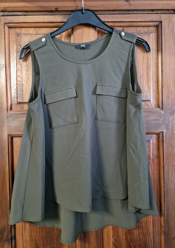 Khaki green vest - f&f,