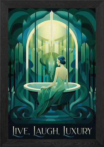 Funny art deco - deco, bathroom