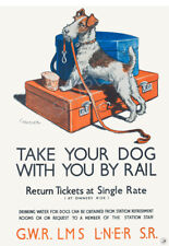 Take Your Dog by Rail Poster