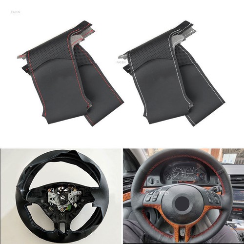 Leather steering wheel cover - wheel,