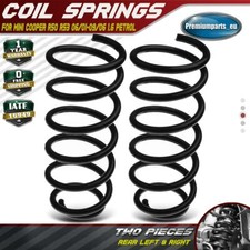 2x New Coil Springs Rear