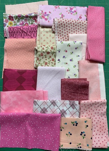 Branded pink fabric scrap - branded,