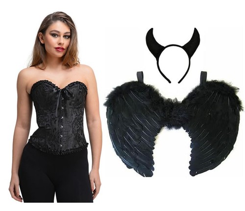 Devil corset set - corset,