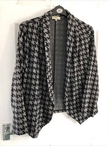 Ladies black grey patterned - black,
