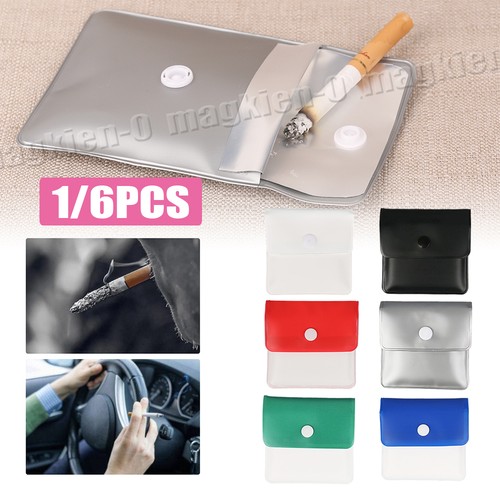 6pc pocket ashtray - pocket, portable