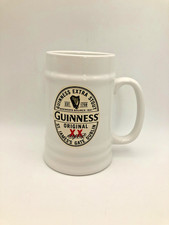Guinness White Ceramic Mug