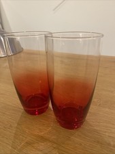 Vintage Ruby Red Drinking
