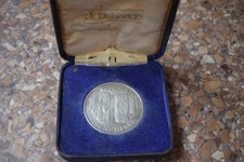 Solid nickle silver Medallion of stone henge