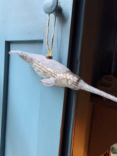 Narwhal silver glass - silver,