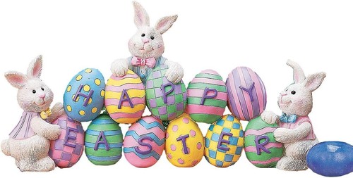 Easter egg centrepiece - egg,