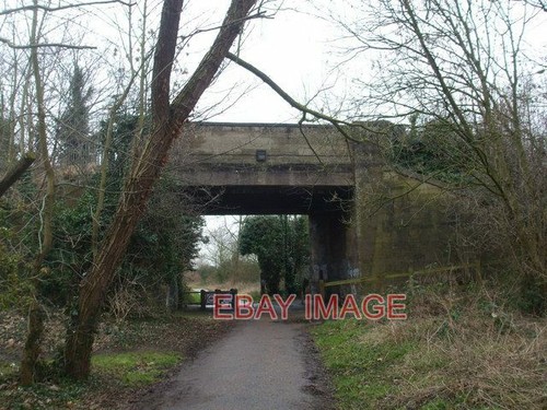 Photo old railway bridge part - railway,