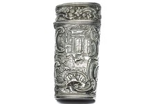 WONDERFUL ANTIQUE FRENCH SILVER ETUI NECESSAIRE SEWING CASE c1762