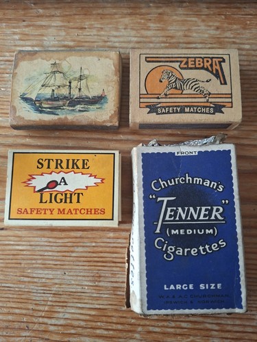 Bundle old matchboxes - bundle,