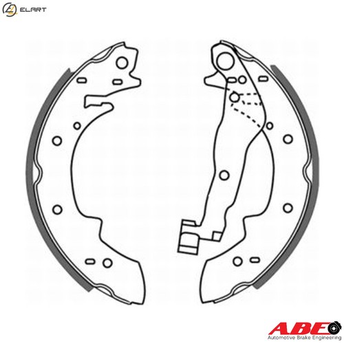 Brake shoe set c0b006abe for - brake,