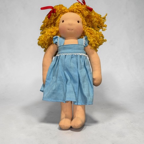 Waldorf style yellow curly - style,