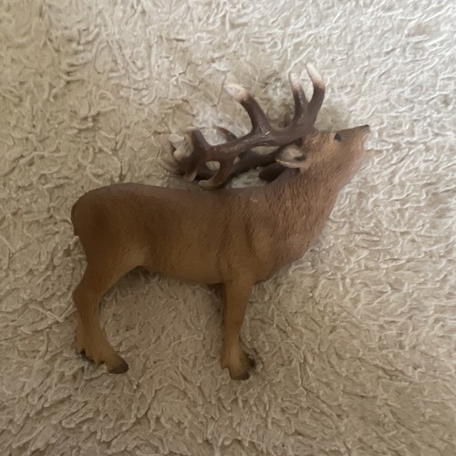 Schleich red deer stag figure - deer,