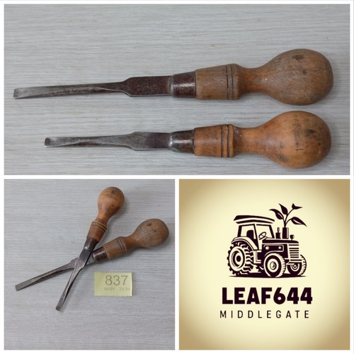 Screwdrivers wooden handle - wooden,