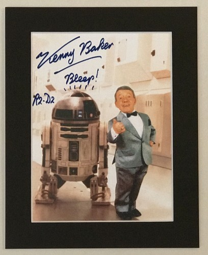 Kenny baker r2d2 signed - kenny,