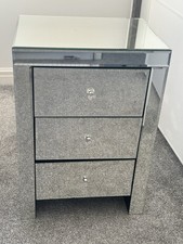 Stunning Glass Mirror Bedside