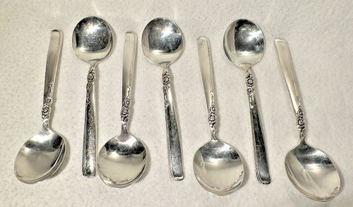 Lot cream soup spoons - of, 7