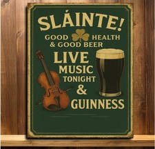GUINNESS  , Retro tin metal