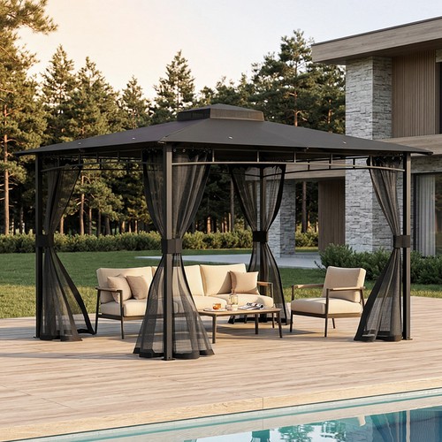 Aluminium garden gazebo - garden,