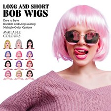 Womens Short Bob Wig Fancy