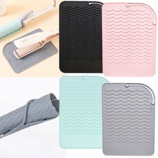Heat Resistant Silicone Mat Hair Curling Straightener Pouch Iron Safety Storage