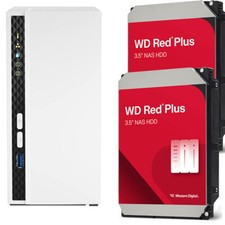 QNAP TS-233 NAS Compact 2-Bay Storage with 4-36TB HDD Capacity Home/Small Office