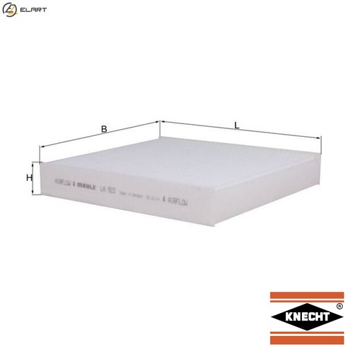 Filter cabin air - filter, for