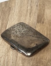 Solid Silver Cigarette Case