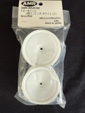 AMR Kyosho 4wd Lazer zxr / Dirtcross Front White Wheels AMR-W5203W