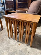 Vintage Teak Poul Hundevad Nest of Tables