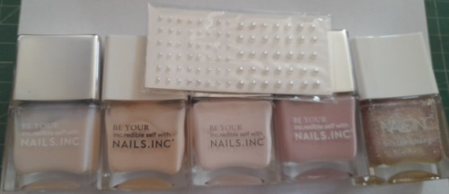 Nails inc set - set, polishes