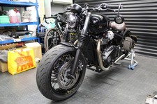 2021 Custom Wide Wheel Triumph Bobber