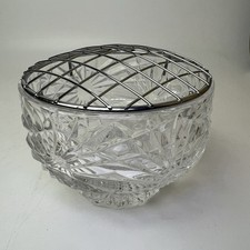 Cut Crystal Glass Posy Bowl Or