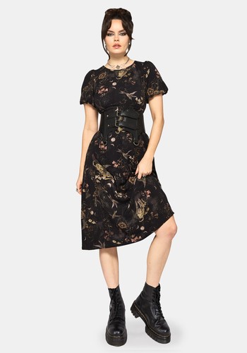 Harpyiai print puff sleeve - harpyiai,