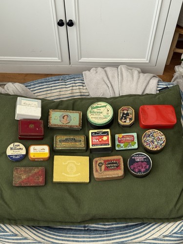 Vintage tin job lot tobacco - vintage,