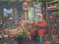 Waddingtons Of London 1000 Piece Puzzle - Limited Edition Santa’s Workshop NEW