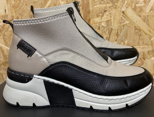 Ladies rieker beige black - rieker,