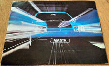 OPEL MANTA car sales brochure from the UK. Rare catalogue prospekt. Around 1976?