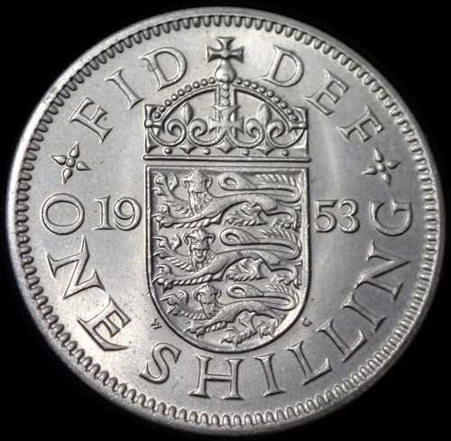 One shilling 1953 - uk,
