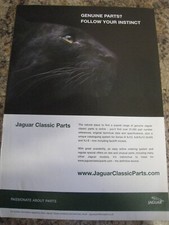JAGUAR CLASSIC CAR PARTS FOLLOW YOUR INSTINCT 2007 ADVERT A4 FILE 39
