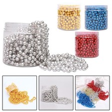 Add Glamour to Your Christmas Decor with Sparkling Plastic Beads 8MM*8M