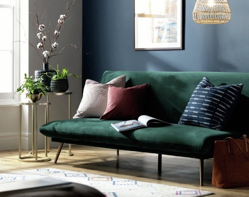 Habitat matteo velvet sofa - matteo,
