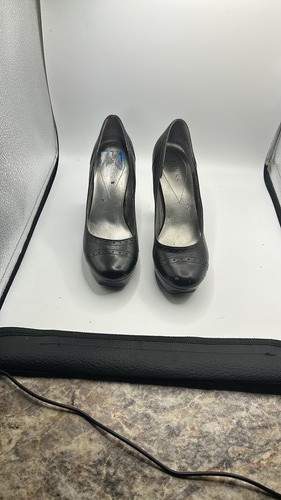 Guess black faux leather - black,