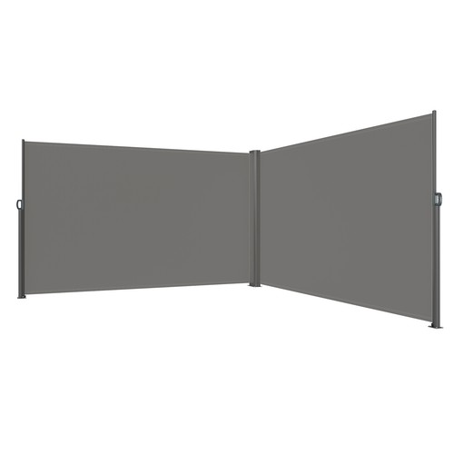 6x6m retractable side awning - retractable,