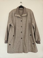 Eugen Klein. 74% Wool. Long Jacket. UK 18. New No Tags