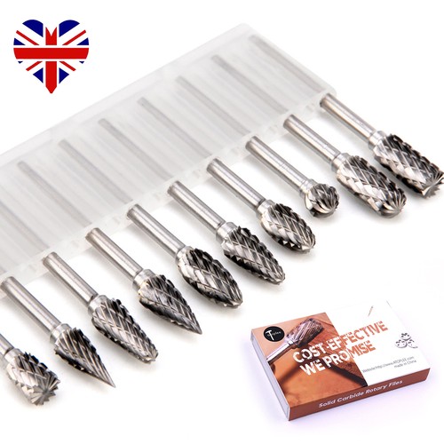 10pcs rotary burr bit tungsten - rotary,
