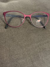 Blackfin BF 967 Titanium Glasses Frames Handmade In Italy Red Full Rim